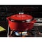 Lodge Lodge Cast Iron Dutch Oven 10.5 in. 6 qt Red EC6D43 - alternate 5
